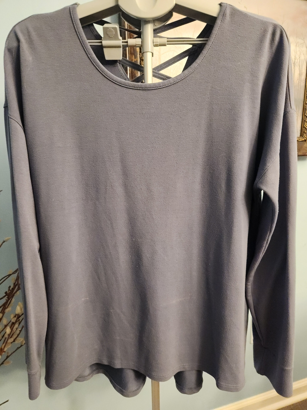 Danskin Now Lavender Long-Sleeve Tunic Top